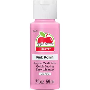 imageApple Barrel Acrylic Paint in Assorted Colors 2 oz 21484 Admiral BluePink Polish