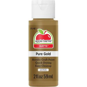 imageApple Barrel Acrylic Paint in Assorted Colors 2 oz 21484 Admiral BluePure Gold