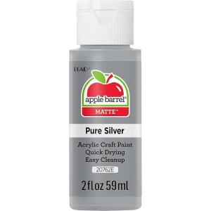 imageApple Barrel Acrylic Paint in Assorted Colors 2 oz 21484 Admiral BluePure Silver