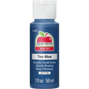 imageApple Barrel Acrylic Paint in Assorted Colors 2 oz 21484 Admiral BlueToo Blue