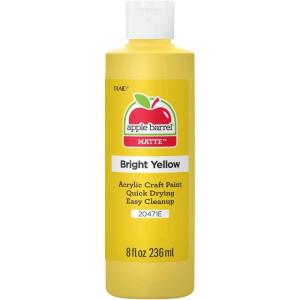 imageApple Barrel Acrylic Paint in Assorted Colors 8 Ounce 20403 WhiteBright Yellow