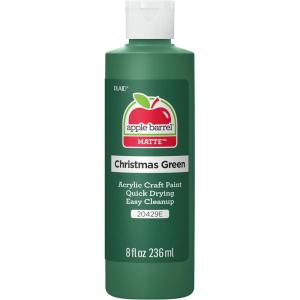 imageApple Barrel Acrylic Paint in Assorted Colors 8 Ounce 20403 WhiteChristmas Green