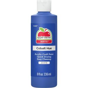 imageApple Barrel Acrylic Paint in Assorted Colors 8 Ounce 20403 WhiteCobalt Blue