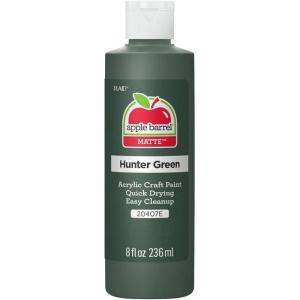 imageApple Barrel Acrylic Paint in Assorted Colors 8 Ounce 20403 WhiteHunter Green