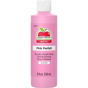 imageApple Barrel Acrylic Paint in Assorted Colors 8 Ounce 20403 WhitePink Parfait