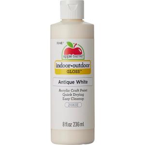 imageApple Barrel Antique White Acrylic Craft Paint Gloss Finish 8 fl oz