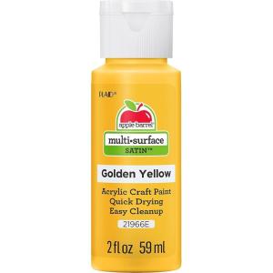 imageApple Barrel Multi Surface Acrylic Paint 2 oz Princess Purple 2 Fl OzGolden Yellow