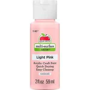 imageApple Barrel Multi Surface Acrylic Paint 2 oz Princess Purple 2 Fl OzLight Pink