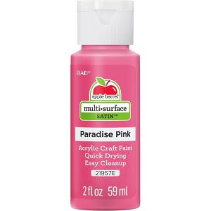 imageApple Barrel Multi Surface Acrylic Paint 2 oz Princess Purple 2 Fl OzParadise Pink