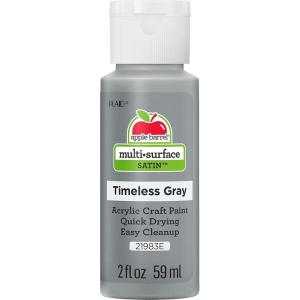 imageApple Barrel Multi Surface Acrylic Paint 2 oz Princess Purple 2 Fl OzTimeless Gray