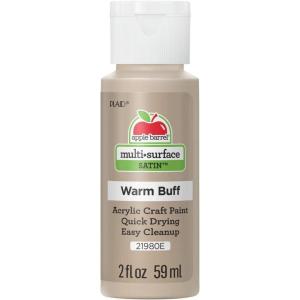 imageApple Barrel Multi Surface Acrylic Paint 2 oz Princess Purple 2 Fl OzWarm Buff