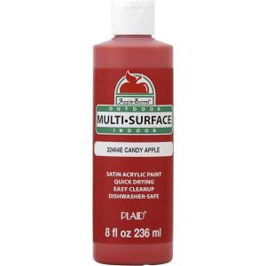 imageApple Barrel MultiSurface Paint in Assorted Colors 8 oz Primary BlueCandy Apple