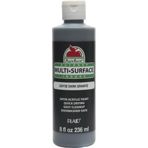 imageApple Barrel MultiSurface Paint in Assorted Colors 8 oz Primary BlueDark Granite