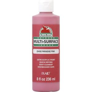 imageApple Barrel MultiSurface Paint in Assorted Colors 8 oz Primary BlueParadise Pink