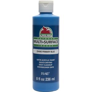 imageApple Barrel MultiSurface Paint in Assorted Colors 8 oz Primary BluePrimary Blue