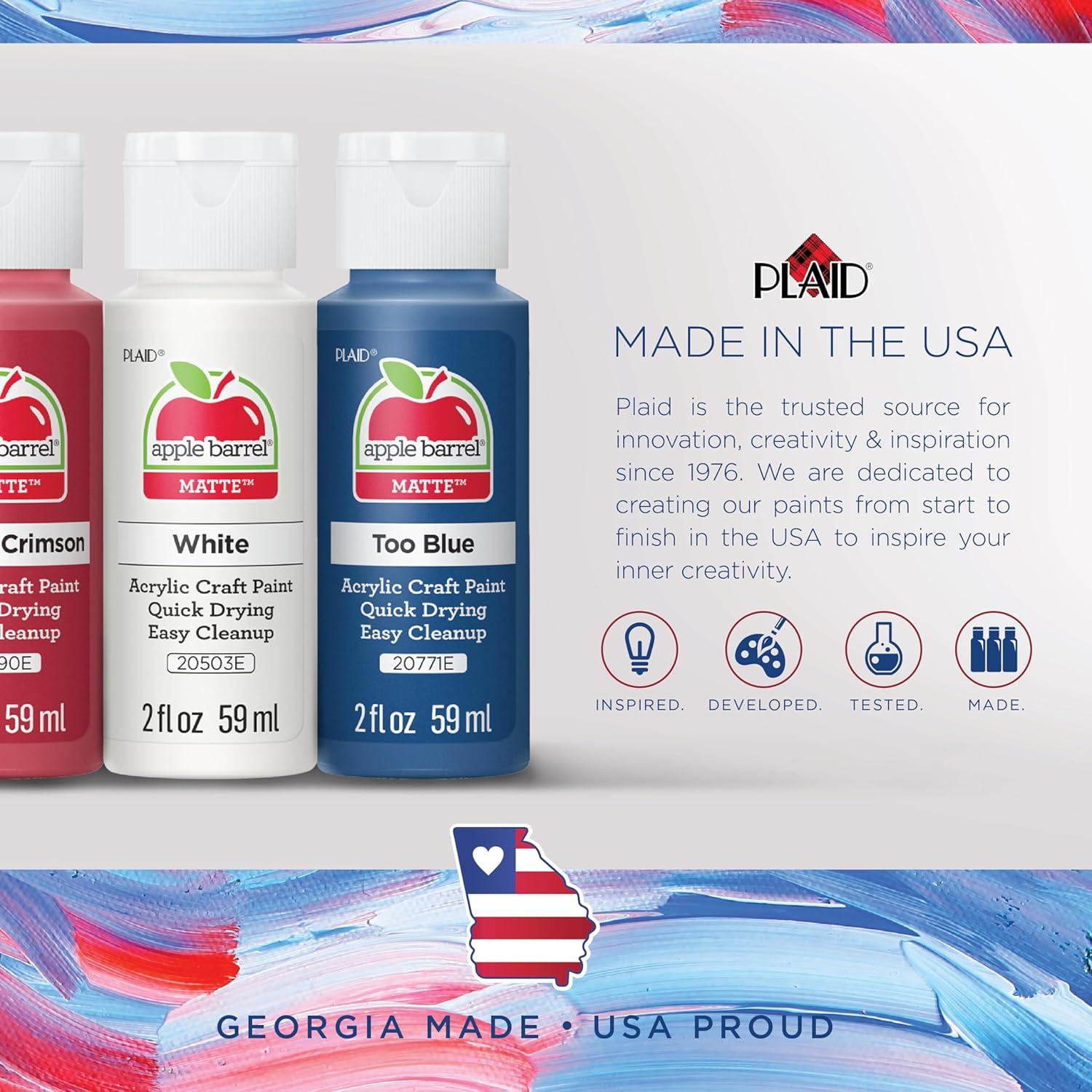 imageApple Barrel Desert Sky Acrylic Craft Paint Set Includes 12 Colors with a Matte Finish