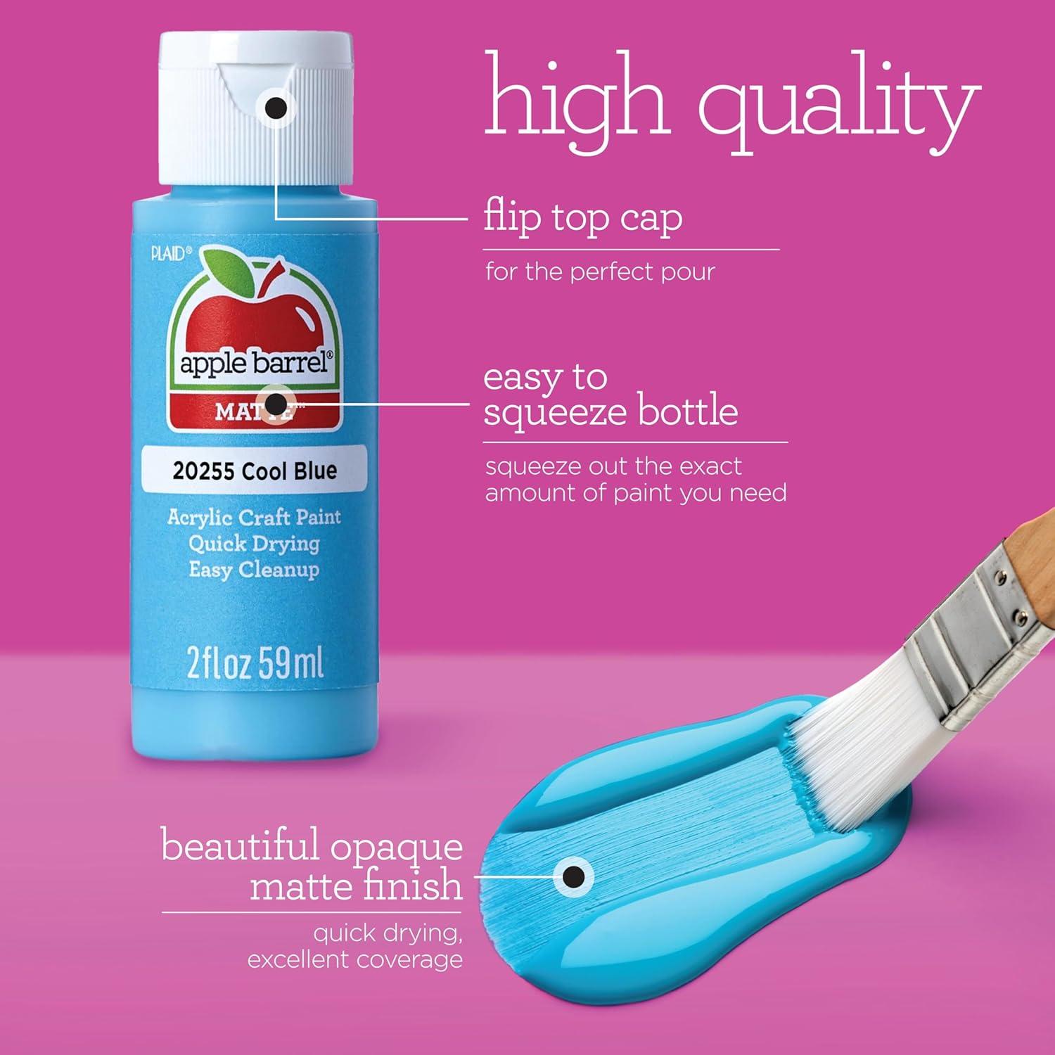 imageApple Barrel Desert Sky Acrylic Craft Paint Set Includes 12 Colors with a Matte Finish