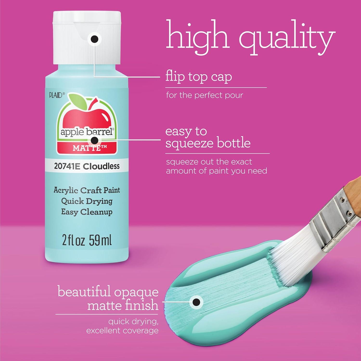 imageApple Barrel Fruity Fusion 16 Piece Paint Set Perfect for DIY Arts and Crafts ProjectsPastel Perfection