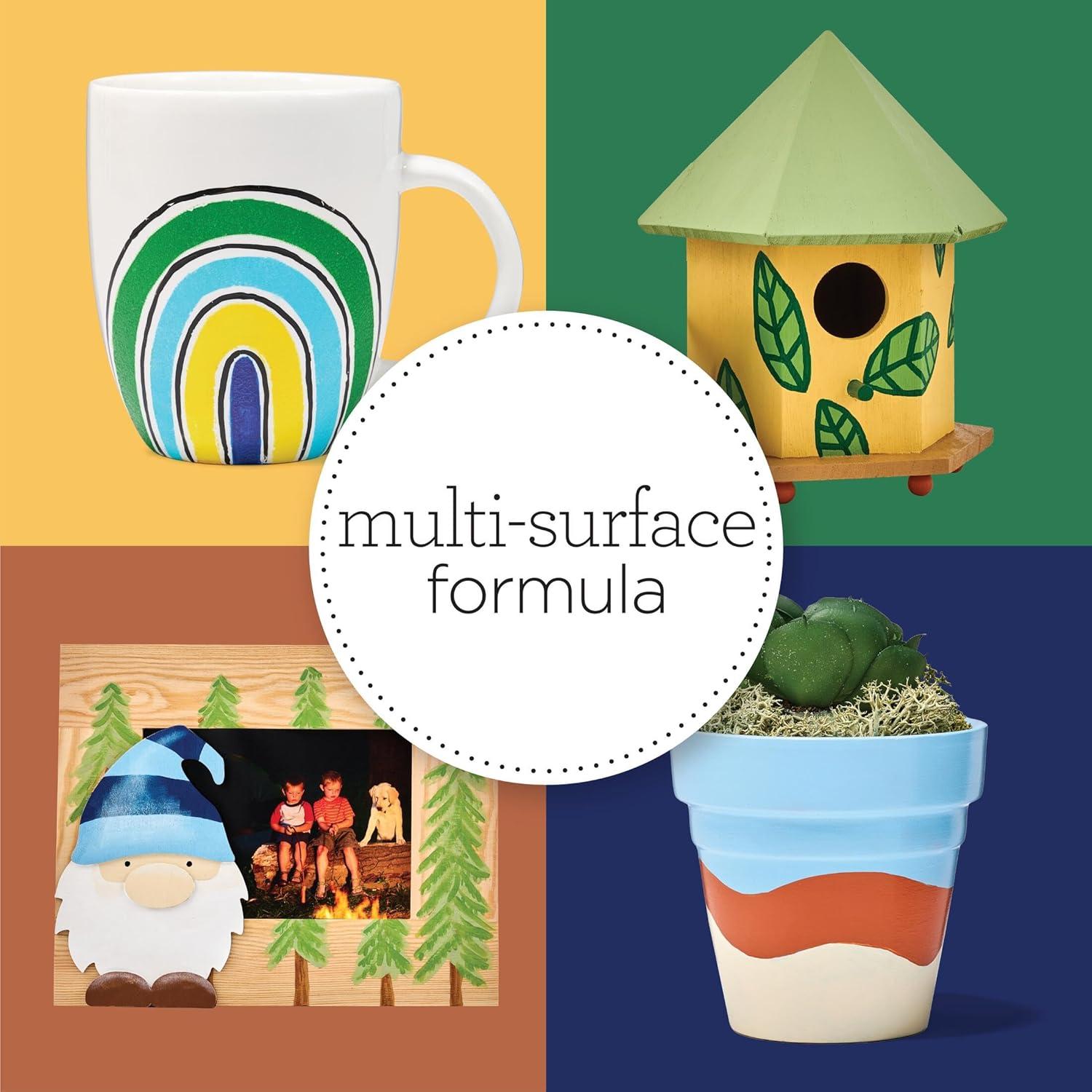 imageApple Barrel Nature Inspired Includes MultiSurface Acrylic Craft Paint Set Featuring 12 Colors with a Satin Finish 23769E