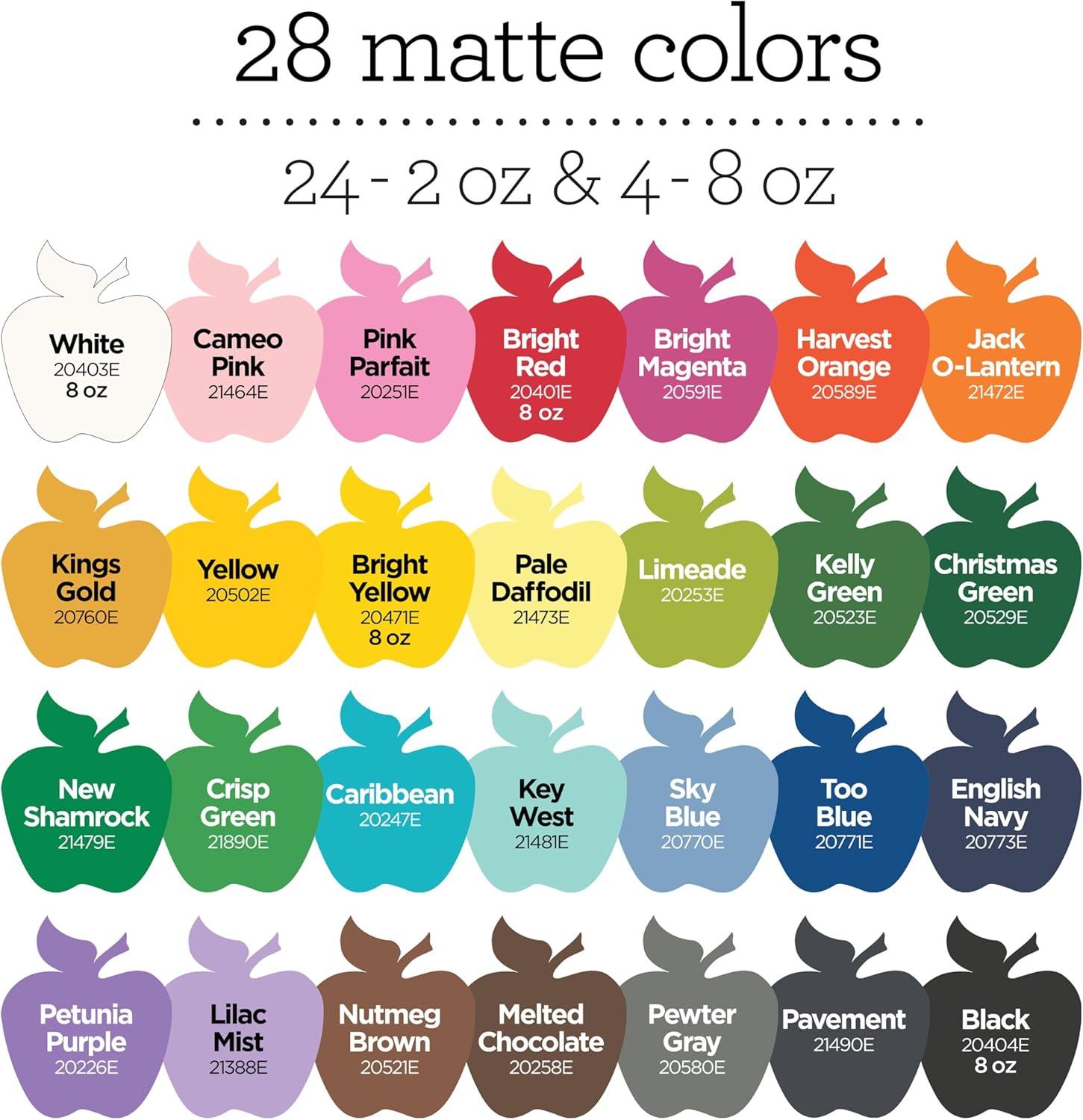 imageMod Podge Apple Barrel Mega Acrylic Paint Kit 48 Piece Set Perfect for DIY Arts and Craft Projects Assorted