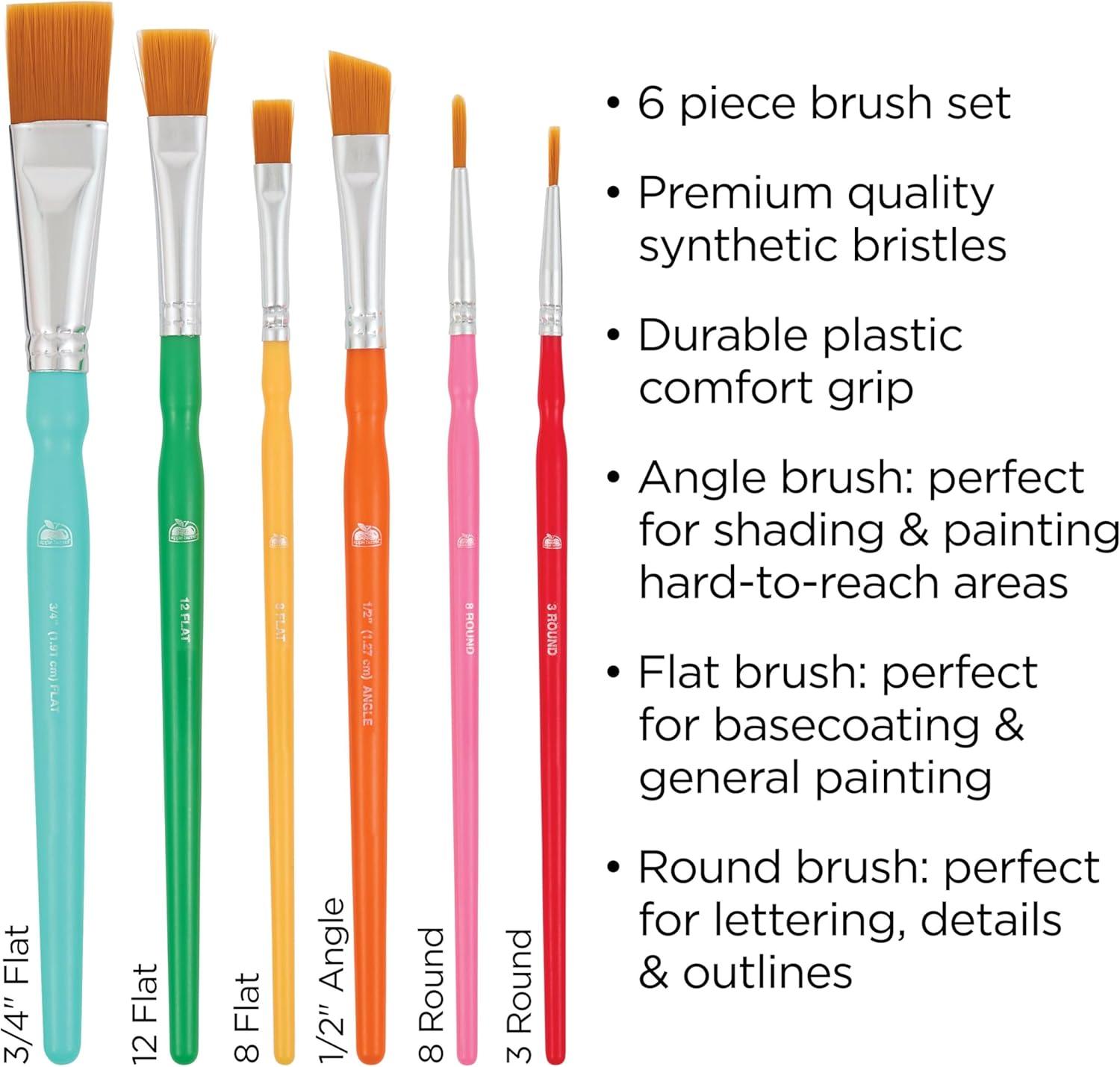 imageMod Podge Apple Barrel Mega Acrylic Paint Kit 48 Piece Set Perfect for DIY Arts and Craft Projects Assorted