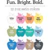 imageApple Barrel Ice Cream Inspired Includes MultiSurface Acrylic Craft Paint Set Featuring 12 Colors with a Satin Finish 23768E