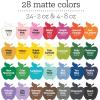 imageMod Podge Apple Barrel Mega Acrylic Paint Kit 48 Piece Set Perfect for DIY Arts and Craft Projects Assorted