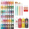 imageMod Podge Apple Barrel Mega Acrylic Paint Kit 48 Piece Set Perfect for DIY Arts and Craft Projects Assorted