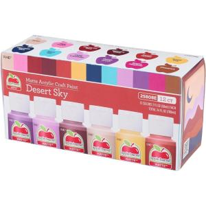 imageApple Barrel Desert Sky Acrylic Craft Paint Set Includes 12 Colors with a Matte Finish