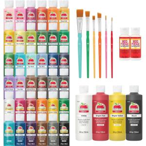 imageMod Podge Apple Barrel Mega Acrylic Paint Kit 48 Piece Set Perfect for DIY Arts and Craft Projects Assorted
