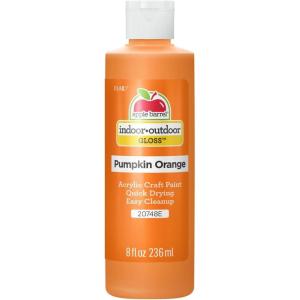 imageApple Barrel Gloss Acrylic Paint in Assorted Colors 8 oz Gloss Pumpkin Orange