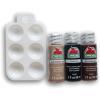 imageAcrylic Paint Set with Mini Palette  Black Brown Oxide Territorial Beige