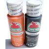 imageApple Barrel Halloween and Fall Acrylic Paint Set  Pumpkin Orange and Black Bundle 2 Ounces Each