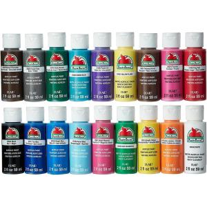 imageAcrylic Paint Set 18 Piece 2Ounce PROMOABI Assorted Colors I