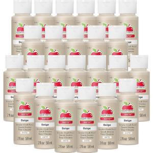 imageApple Barrel Acrylic Paint in Assorted Colors 2 Ounce Golden Sunset Pack of 24Beige