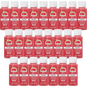 imageApple Barrel Acrylic Paint in Assorted Colors 2 Ounce Golden Sunset Pack of 24Flag Red