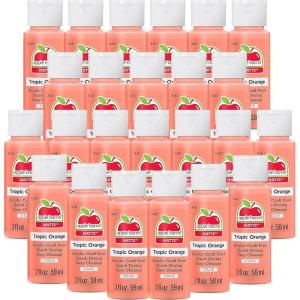 imageApple Barrel Acrylic Paint in Assorted Colors 2 Ounce Golden Sunset Pack of 24Tropic Orange