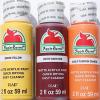 imageApple Barrel FallAutumn Acrylic Paint Set  Pumpkin Orange Barn Red and Yellow 2 Ounces Each
