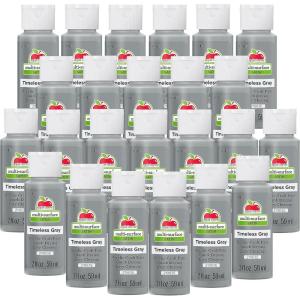 imageApple Barrel Multi Surface Acrylic Paint 2 oz Princess Purple 2 Fl Oz Pack of 24Timeless Gray