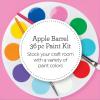 imageApple Barrel MultiSurface Acrylic Craft Paint and Brush Kit Set of 36